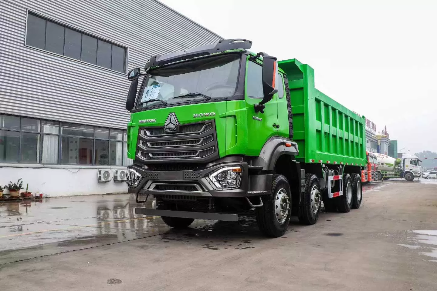 Howo N5 TX 8&times;4 dump truck China VI emission standard used dump truck for sale